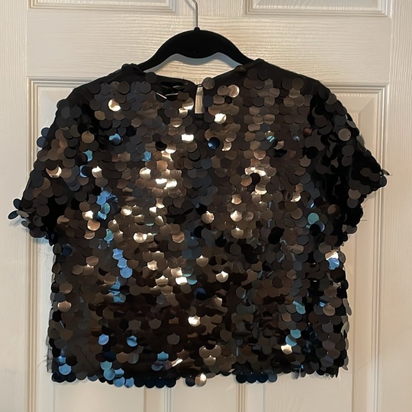 NWT Rachel Zoe Sequin Top - Picture 3 of 5